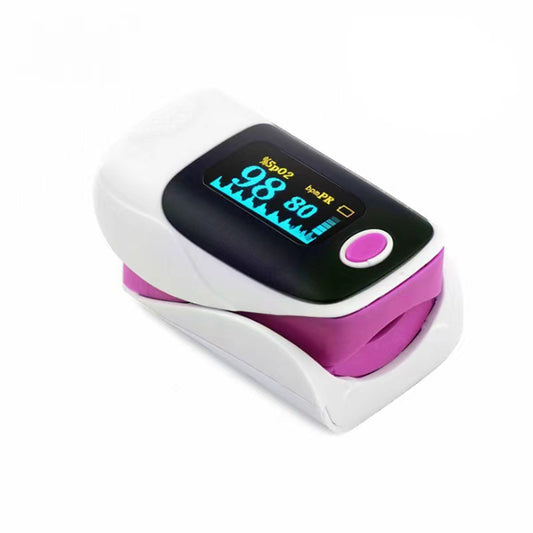 Foreign Trade Blood Oxygen Machine Cross-Border CE Elderly Family Sleep Monitoring Blood Oxygen Machine Finger Clip Pulse Heart Rate Monitoring Saturation