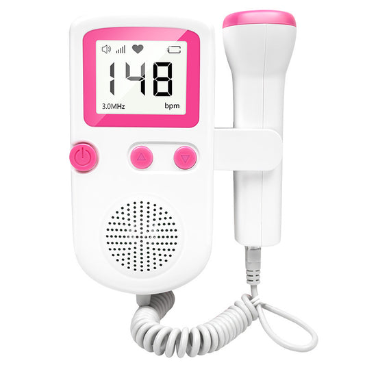 English Foreign Trade Fetal Heart Rate Monitor Ultrasonic Doppler Heartbeat Monitor Fetal Movement Pregnant Women Home Fetus-Voice Meter